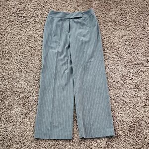 Women's Gray Pinstripe Pants